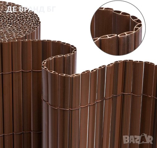 ПВЦ ограда тип „бамбук“ 100х300см BR103LB02, снимка 5 - Огради и мрежи - 35618115