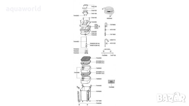 "ПРОМОЦИЯ" Външен филтър EHEIM eXperience 350, снимка 2 - Оборудване за аквариуми - 39550363