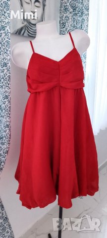 S'NOB  Червена Рокля L, снимка 2 - Рокли - 40215570
