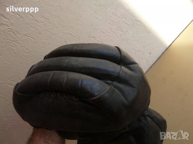 Старо мотористко кожено боне - Real Nappa , снимка 3 - Антикварни и старинни предмети - 31320651