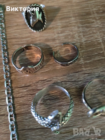 Сребърни бижута 925, снимка 6 - Пръстени - 54339209