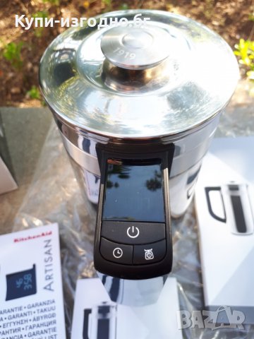 Кана за кафе с натискане - KitchenAid Artisan , Висок клас , Чисто нова , Инокс захранване-батерии , снимка 6 - Кани - 30286353