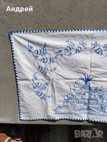 Старинен бродиран ковьор,покривка за стена #134, снимка 2 - Други ценни предмети - 36551493