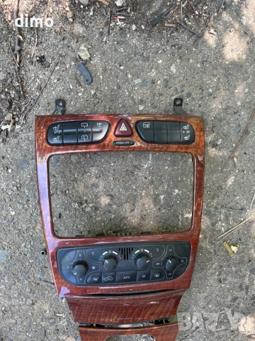 интериорни махагонови лайсни Mercedes W203 махагон, снимка 2 - Части - 51445199