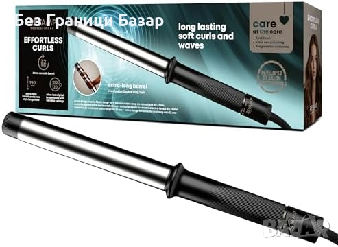 Нова 32мм професионална маша за дълга коса с удължен барел жени прическа