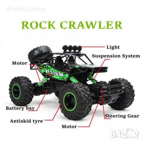 1:12-2516 Офроуд джип с дистанционно 4х4, снимка 4 - Коли, камиони, мотори, писти - 30760297