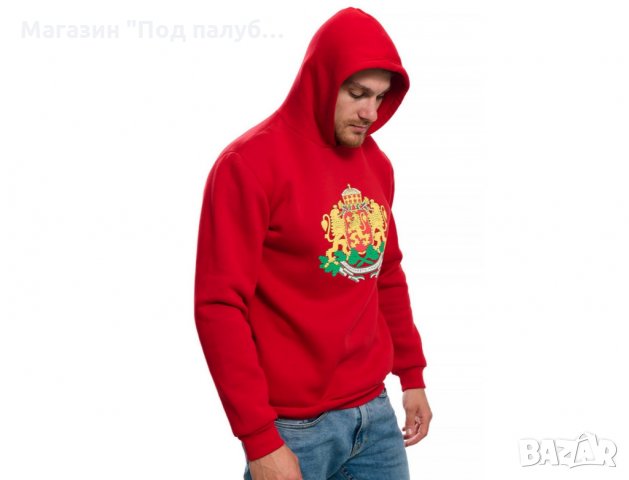 Нов мъжки суичър с релефен трансферен печат ГЕРБ на България  , снимка 13 - Суичъри - 27767903