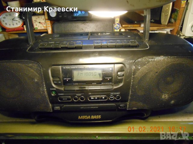 SONY CFD 380L portable CD Fm Boombox, снимка 1 - Радиокасетофони, транзистори - 31672096
