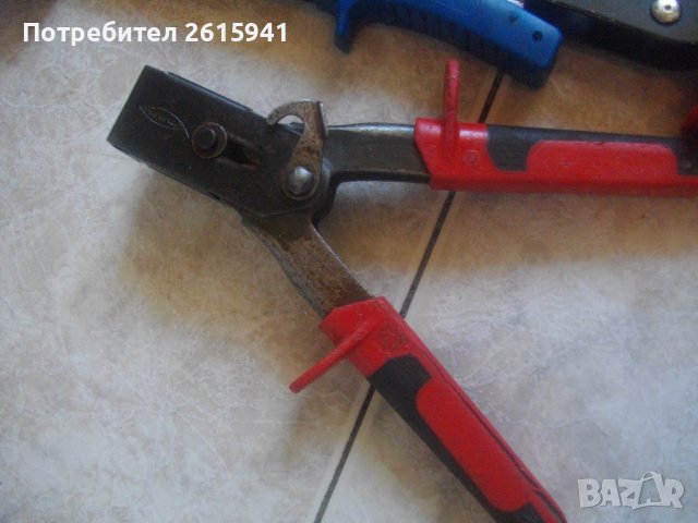 Made in FRANCE-Профи Клещи Монтаж Дюбели в Гипсокартон-М3-М6-EDMA/JUNIOR/RED HEAD/FICHER-Отлични, снимка 4 - Клещи - 37445450