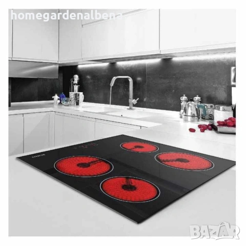 Инфрачервен плот за вграждане 4 зони – 6000W, стъклокерамичен