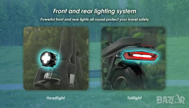  Електрически скутер/тротинетка със седалка KuKirin C1 PRO 500W 26AH, снимка 4 - Други спортове - 47235857