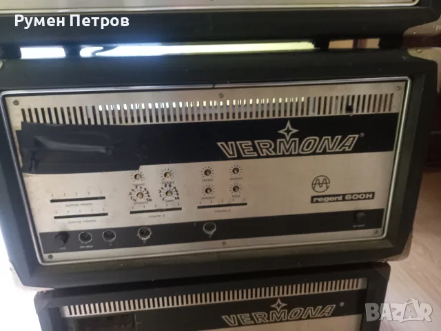VERMONA regent 600H, 600N., ГДР., снимка 3 - Ресийвъри, усилватели, смесителни пултове - 56543450
