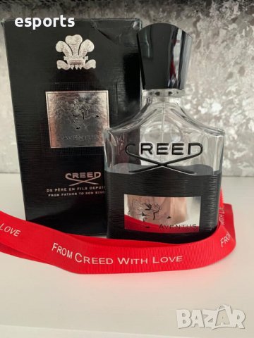 Празна парфюмна бутилка Creed Aventus 100мл с кутия box & papers, снимка 1 - Мъжки парфюми - 34498747