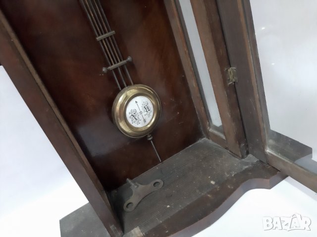Стар стенен часовник Густав Бекер, снимка 3 - Антикварни и старинни предмети - 34364148