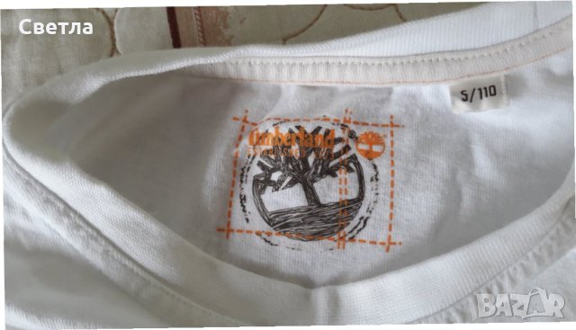 Памучна блуза Timberland за ръст 110см.  , снимка 3 - Детски Блузи и туники - 31052518