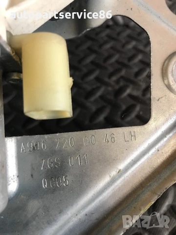 Регулатор за прозорец с мотор предна лява врата за Mercedes W906 Sprinter (2006-2011) , снимка 3 - Части - 54135827