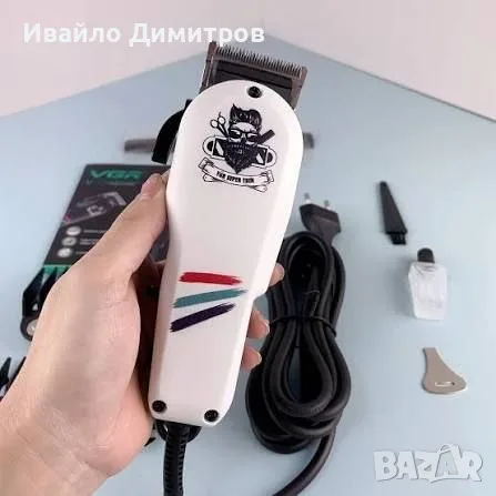 ТРИМЕР ЗА БРАДА И КОСА V-129, снимка 2 - Машинки за подстригване - 56072103