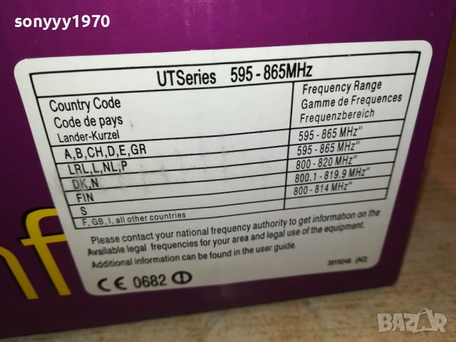 ★ █▬█ 0 ▀█▀ ★ SHURE MIC WIRELESS X2 3110220904, снимка 10 - Микрофони - 38506594