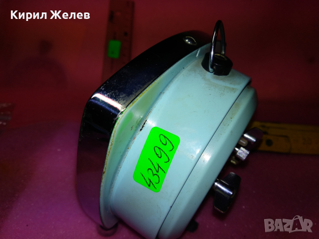 Стар КОЛЕКЦИОНЕРСКИ КИТАЙСКИ ВИНТИДЖ МОДЕЛ МЕХАНИЧЕН БУДИЛНИК НАСТОЛЕН ЧАСОВНИК 43499, снимка 5 - Антикварни и старинни предмети - 44536586