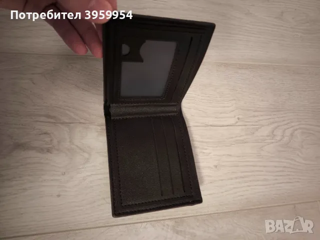 Мъжки портфейл кафяв , снимка 2 - Портфейли, портмонета - 48692913