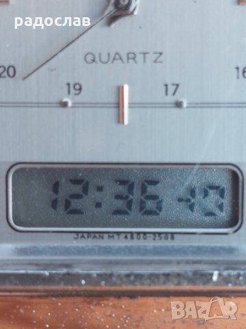 Електронен часовник с механизъм Miyota - 4800-01A, снимка 2 - Мъжки - 35621073