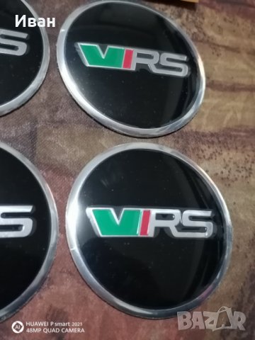 Супер качество хром капачки за вентили и стикер лепенка с емблема ВРС VRS джанта на кола автомобил, снимка 3 - Аксесоари и консумативи - 31766210
