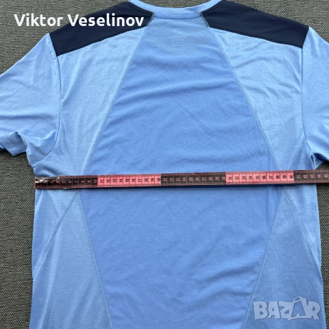 Мъжка Тениска Salomon Размер S Спортна Туристическа Синя, снимка 4 - Тениски - 51197883