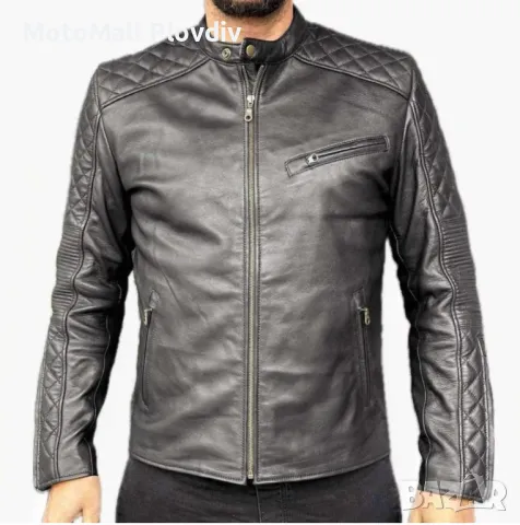 Ежедневно кожено мото яке Класк Motomall, снимка 4 - Аксесоари и консумативи - 49246653