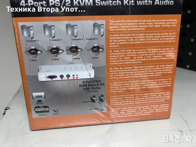 switch TK-408K, снимка 4 - Суичове - 50317796