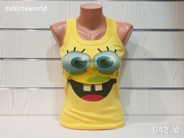 Нов дамски потник с дигитален печат Спондж боб, снимка 6 - Потници - 32034902