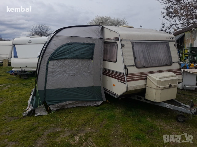 Kip малка каравана - 3,20 метра РЕГИСТРИРАНА, снимка 5 - Каравани и кемпери - 54015639