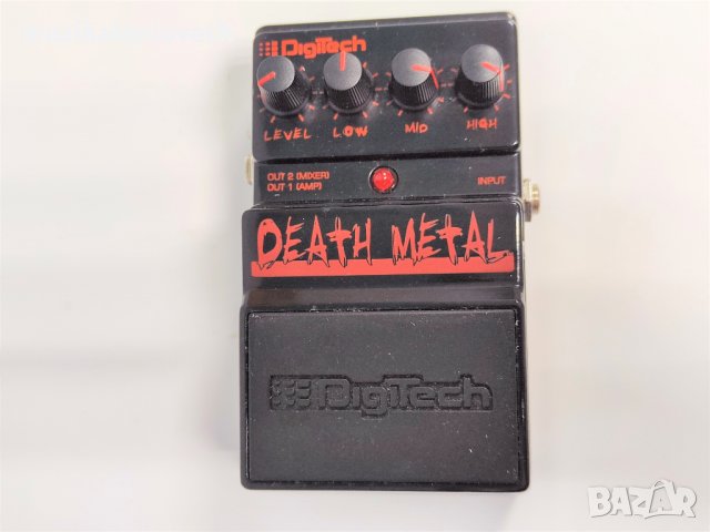 Digitech Death Metal Distortion Guitar Pedal - Дист педал за ел китара - ОТЛИЧЕН, снимка 9 - Китари - 39086423