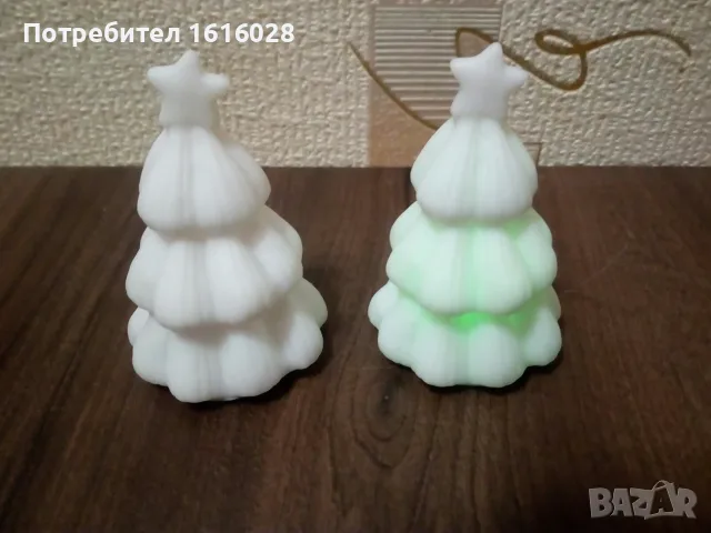 Светещи лампи Коледни елхички., снимка 6 - Детски нощни лампи - 36172079