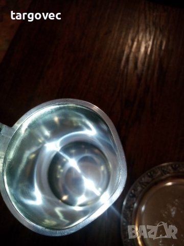 Уникален калаен комплект за вино, снимка 2 - Прибори за хранене, готвене и сервиране - 36662631