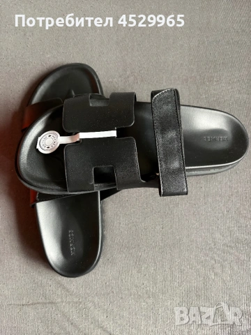 Чисто нови чехли Hermes , снимка 3 - Мъжки чехли - 54269301