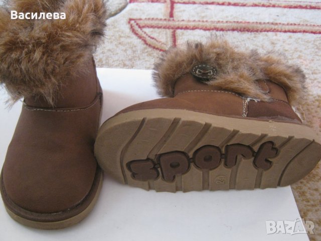 Нови топли детски боти 13 см. стелка, снимка 6 - Бебешки боти и ботуши - 30874501