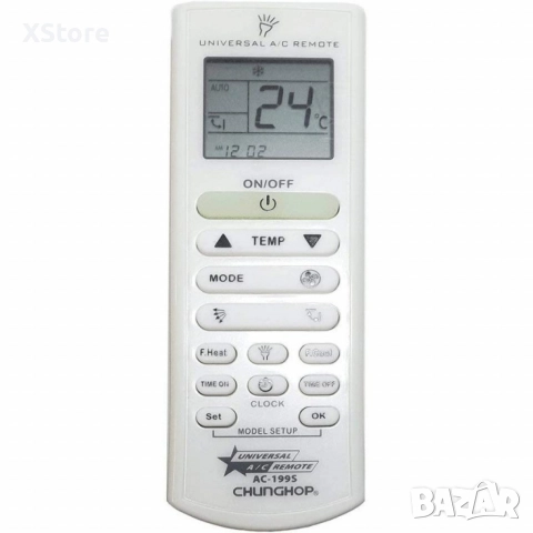 Универсално дистанционно управление за климатик CHUNGHOP AC-199S, снимка 3 - Други стоки за дома - 52588825