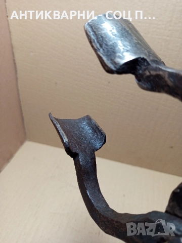 Стари Големи Ръчно Ковани Ковашки Клещи., снимка 9 - Антикварни и старинни предмети - 51645725