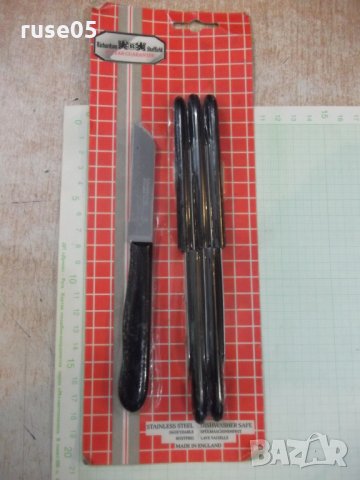 Лот от 6 бр. малки английски сервизни ножа