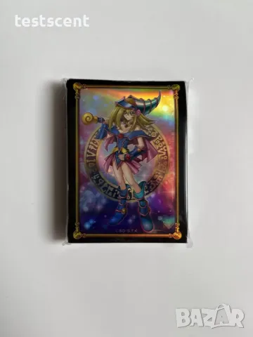 Пакет протектори Yu-Gi-Oh Dark Magician Girl Sleeves Sealed x50 Konami слийвове, снимка 8 - Карти за игра - 40176265