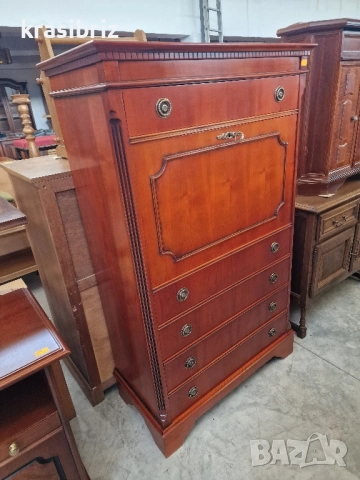 Масивно Писалище/Махагон/-внос от Германия!