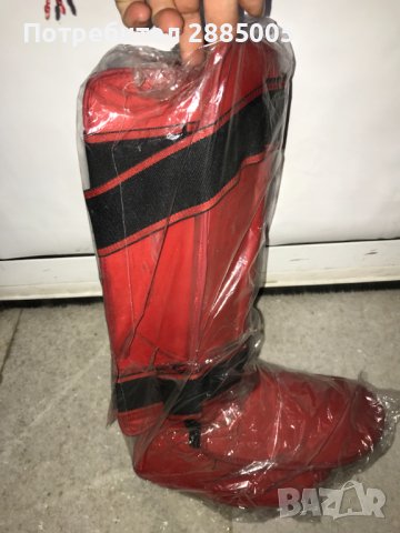 Комбинирани карате протектори за крака , чисто нови