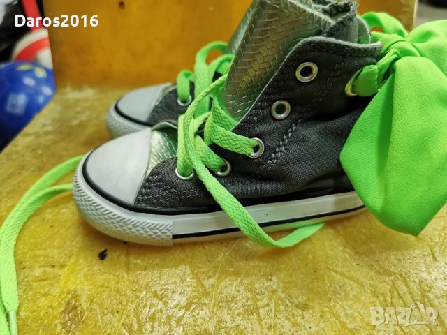 Страхотни детски кецове Converse 22 номер , снимка 3 - Детски обувки - 37883002