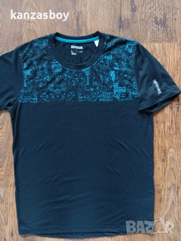 Reebok Men's T-Shirt Street Workout PlayDry Black - мъжка тениска р-р L, снимка 5 - Тениски - 53915513