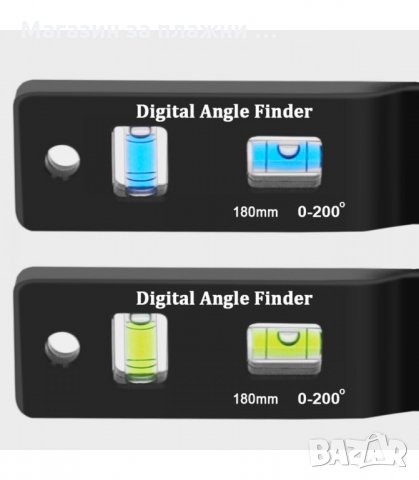ДИГИТАЛЕН ЪГЛОМЕР С НИВЕЛИР - код 3105, снимка 3 - Измервателни инструменти - 34130716