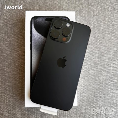 НОВ❗️ НЕАКТИВИРАН❗️ iPhone 15 Pro MAX ❗️лизинг от 84лв/м ❗️BlackTitanium ❗️ черен