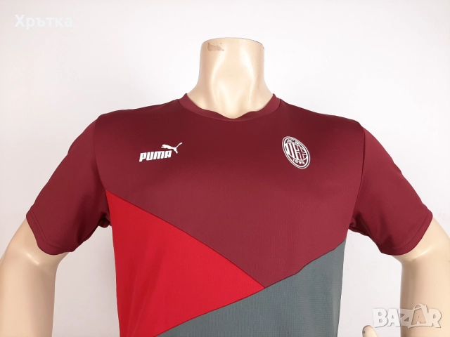 Puma AC Milan - Оригинална мъжка спортна тениска размер M, снимка 5 - Тениски - 51930654