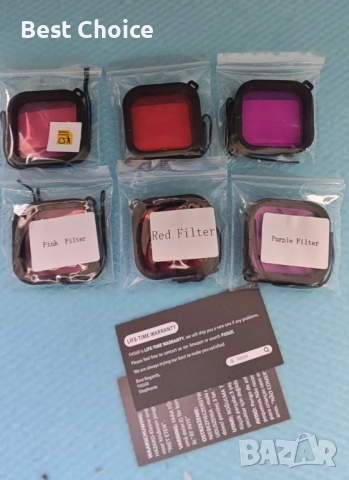 Водоустойчив корпус FitStill за екшън камери GoPro Hero 9/10/11/12 Black, + 6 филфилтъра за гмуркане, снимка 4 - Камери - 52907398