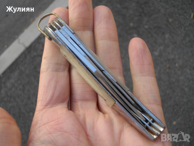 КОЛЕКЦИОНЕРСКО ДЖОБНО НОЖЧЕ , снимка 3 - Антикварни и старинни предмети - 37992129