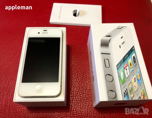Apple iPhone 4s 16Gb Бял Фабрично отключен Айфон телефон, снимка 2 - Apple iPhone - 30577322